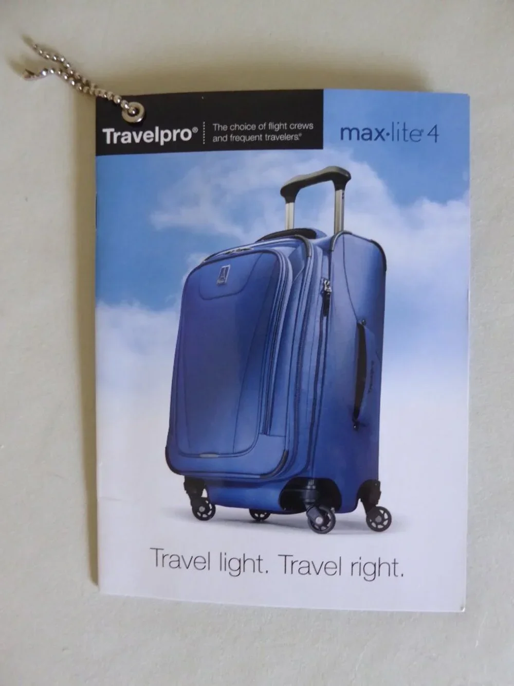 NEW TRAVELPRO MAX LITE 4 ROLLING TOTE TRAVEL CARRY ON BLACK SUITCASE